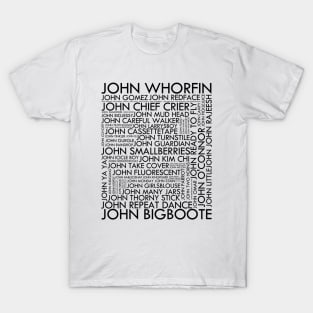 The Many Johns of Buckeroo Banzai T-Shirt